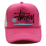 Stussy Hat Printed Truck Mesh Cap Outdoor Surfing Casual Sun Hat
