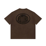 Men T Shirt City Boy Casual Letter Print Short-Sleeve T-shirt Men