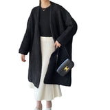 Women Cardigan Sweater Autumn and Winter Loose Sweater 3tk976
