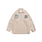 Unisex Jacket Vintage Embroidered Fashion Brand Coat for Men and Women Baggy Casual Jacket