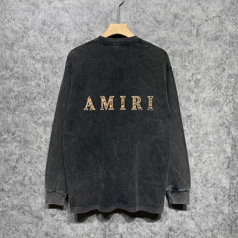 Amiri Long-Sleeve Shirt Vintage Long Sleeve T-shirt