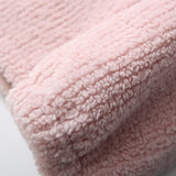 Women Jacket Autumn and Winter Fleece Fur Integrated Hooded Sweatshirt Cardigan