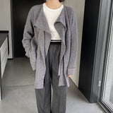 Women Cardigan Sweater Sweater Cardigan Coat Long Sleeve Loose Sweater 8t7351