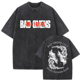 Washed Vintage Bad Omens Band Tshirt