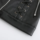 Red Leather Jacket Casual Jacket
