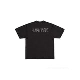 Men T-shirts Bird Letter Pattern Printed Short Sleeve Bamboo Cotton Loose