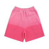 Men Shorts Cross Affixed Cloth Embroidered Tie-Dye Gradient Casual Shorts