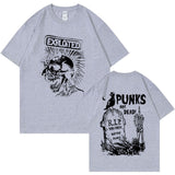 Rock Band The Exploited Retro Graphic Tee Shirt Punks