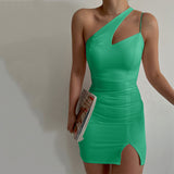Women Dresses Summer Sexy Backless Spaghetti Straps Sheath Dress