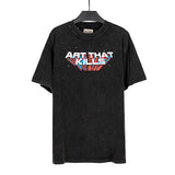 Gallery Dept T Shitrs Summer Distressed Large Size Short Sleeve Men
