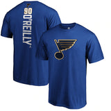 NHL T-Shirts NHL Blues Ice Hockey Suit T-Shirt Sports Loose T-Shirt Short Sleeve