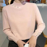 Women Knitted Pullover Autumn and Winter Turtleneck Slim Fit Sweater Knitwear
