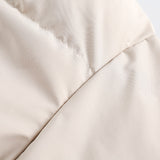 Unisex Winter Cotton Coat Stand-up Collar Cotton-Padded Clothes Double-Sided Plaid Cotton-Padded Jacket