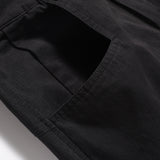 Men Sweatpants Workwear Pleated Casual Pants Men's Functional Outdoor Loose Sports Straight Pants Solid Color Trousers