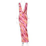 Women Dresses Autumn Sexy Backless Slim Fit Sleeveless Dress