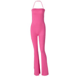 Women Jumpsuit Winter Sexy Backless Jumpsuit