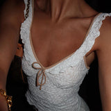 Women Tops Spring Sexy Vest Casual Lace Vest Top
