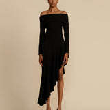 Women Dresse off-Shoulder Long Sleeve Dress Tight Dress