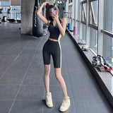 Women Yoga Sports Shorts Yoga Clothes Suit Quick-Drying Fitness Running
