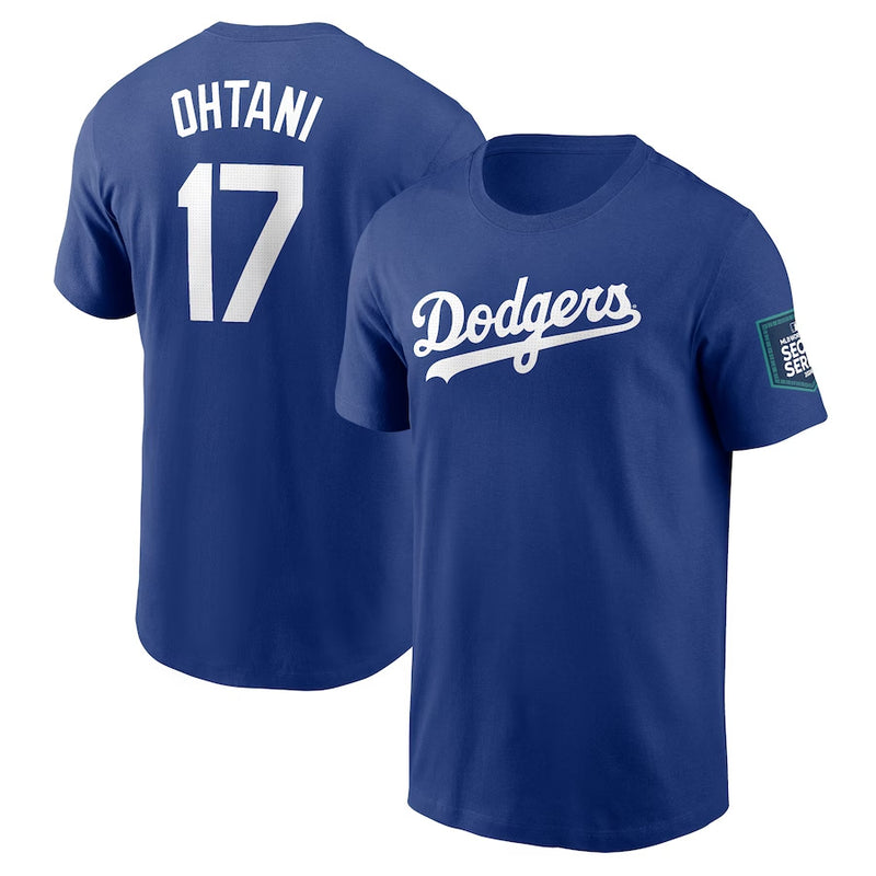 MLB T-Shirts MLB Dodge Priest T-Shirt Otani Shohei Ball Jacket Short Sleeve T-Shirt (Part 2)