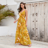 Women Date Dress Summer Bohemian Strap Dress