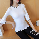 Women Knitwear Autumn and Winter round Neck Sweater