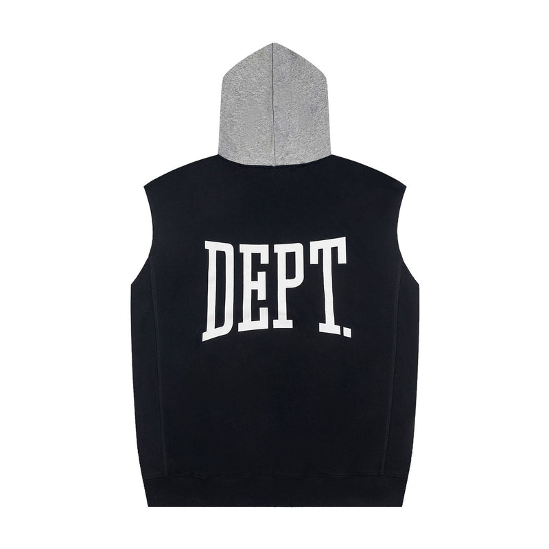 Gallery Dept Hoodie Letter Sleeveless Hooded Sweater