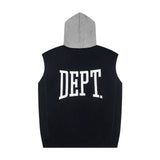 Gallery Dept Hoodie Letter Sleeveless Hooded Sweater