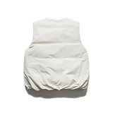 Unisex Winter Cotton Coat Collarless down Vest Retro Warm Sleeveless Top