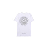 CHH Chrome Heart T Shirts Crowe Fashion ins Ghost 3D Printing Pure T-Shirt Summer