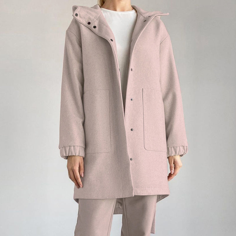 Women Trench Coat Winter Minimalist Casual Coat Coat