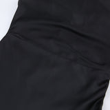 Women Dress Spring Black Sheath Dress Long Skirt