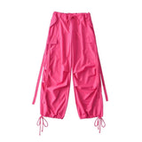 Women Sweatpants Loose-Fitting Casual Ankle-Banded Hip Hop Trousers Overalls