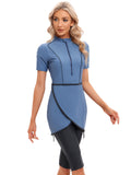 Muslim Bathing Suits Muslim Swimwear Short Sleeve Women Swimsuit Women Beach Swimsuit Burkini