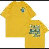 Spoiled By My Blue Collar Man T-Shirt Funny Blue Collar