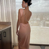 Women Dresses Sexy Backless Long Dress