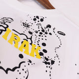 Denim Tears Shirt Full Graffiti Print Short Sleeve T-Shirt