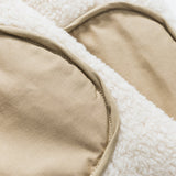 Unisex Winter Cotton Coat Lambswool Stand-up Collar Cotton-Padded Clothes Vintage Loose and Warm Cotton-Padded Jacket