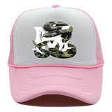 Amiri Hat Baseball Cap Trendy Brand Summer Printed Mesh Cap Men and Women