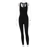 Women Jumpsuit Spring and Summer Sports Yoga Slim Fit Backless