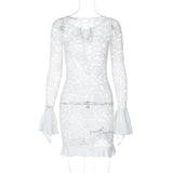 Women Dresses Spring and Summer Sexy Lace Sheath Dress