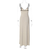 Women Dresses Summer Sexy V-neck Backless Sling Dress