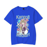 2024New Anime Kanroji Mitsuri Print T-shirt Women Summer