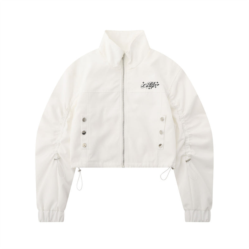 Women Jacket Short Jacket Loose Lapel Button Casual Fall Clothing Jacket
