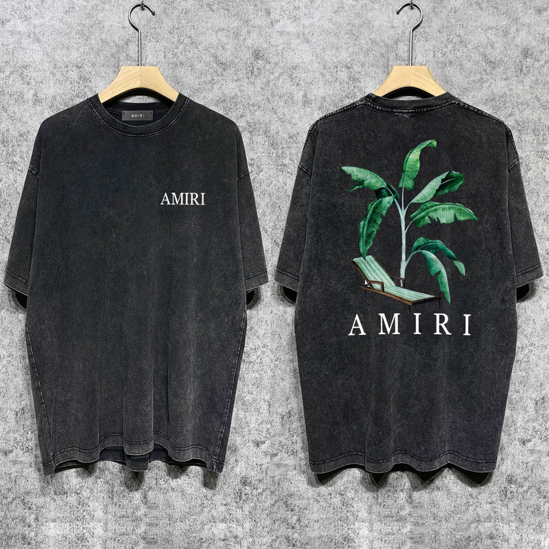 Amiri T-Shirt Distressed Retro Short Sleeve T-shirt