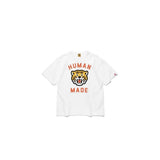 Men T-shirts human tiger head pattern print short sleeve T-shirt