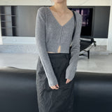 Women Cardigan Sweater Long Sleeve Knitted Sweater Cardigan Slim V-neck Sexy Sweater Coat 8t8232