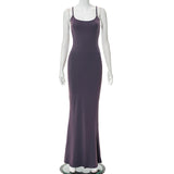 Women Dresses Casual Sleeveless Slim Fit Camisole Dress (Bla0420)