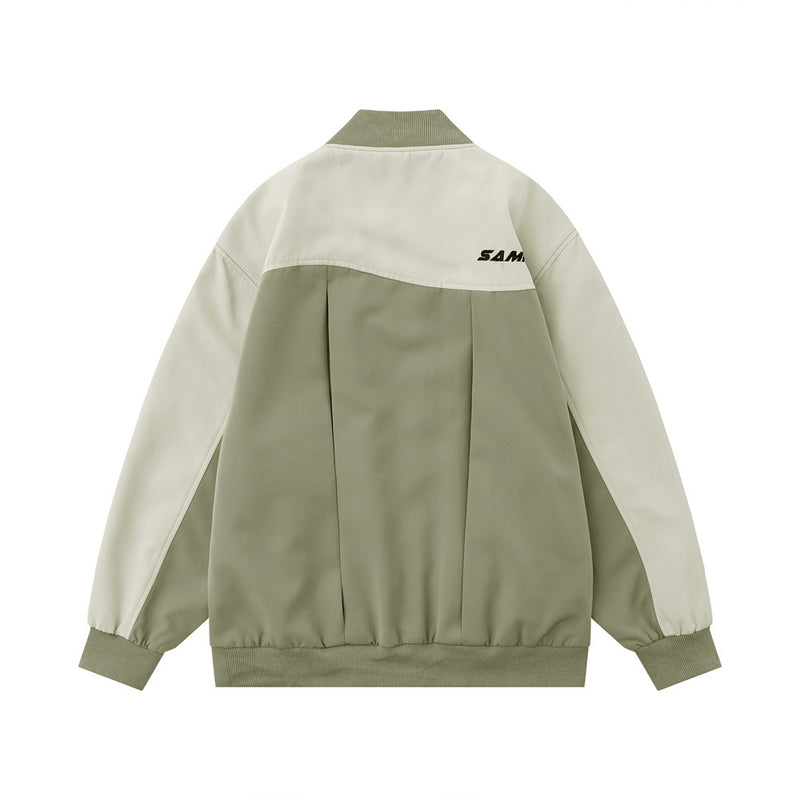 Men Jacket Coat Men's Stitching Baseball Uniform Pilot