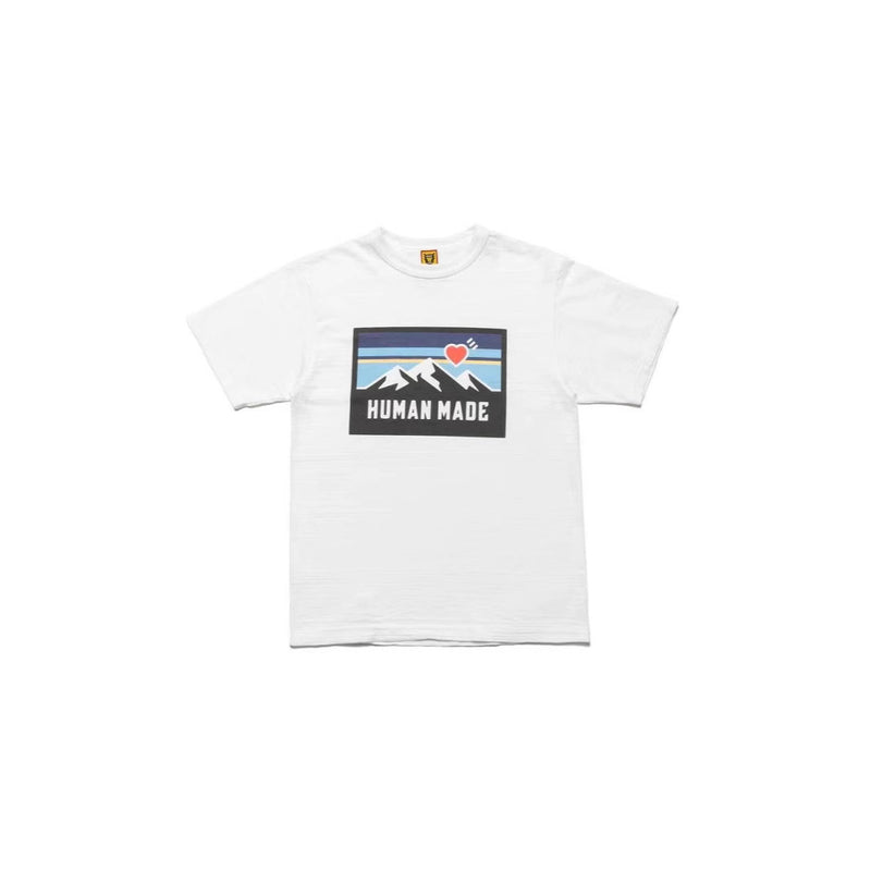 Men T-shirts HUMAN Sunset Love Print Short Sleeve T-Shirt
